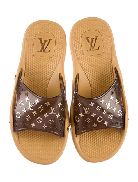 louis vuitton sandal men|Louis Vuitton monogram sliders.